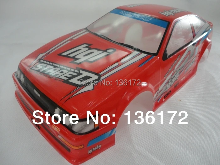 Ewellselling 1/10 RC car PVCracing корпус автомобиля 200 мм Артикул No 019Y желтый/красный 2 шт./лот |