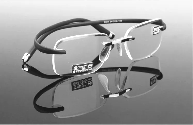 Eyesilove TR90 гибкие очки для чтения без оправы модные очки для чтения без оправы очки для чтения анти-синие линзы Степень+ 1,0 до+ 4,0
