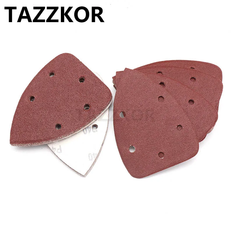

Triangle Sandpaper Grit Self-adhesive Sand Paper Sanding 40-400 Disc Abrasive Stone Glass Grinding For Wooding Polish Tool 10pcs