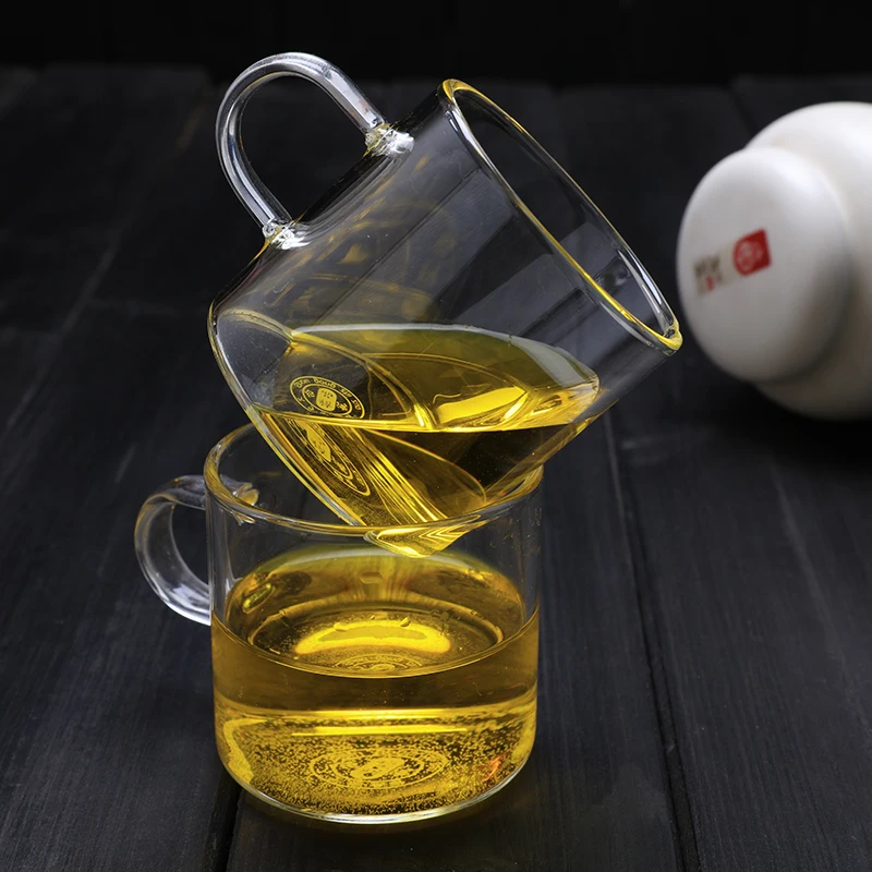 Бесплатная доставка 80 мл маленькая стеклянная чашка посуда для напитков чайные