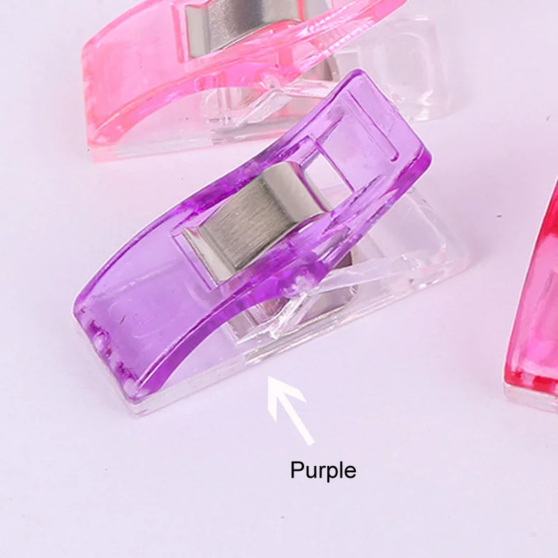 50 шт. высококачественный многоцветный лоскутный швейный пластиковый зажим для