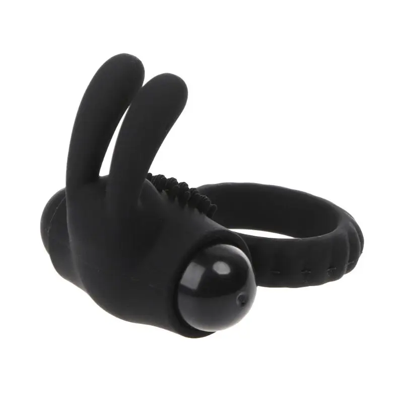 1 шт. вибрационное кольцо для пениса Кольцо Вибратор водонепроницаемый кролик