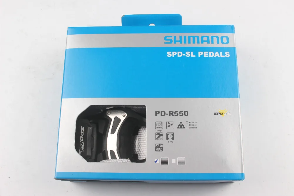 Новый PD R550 SPD SL C дорожный велосипед композитный Сверхлегкий педаль с