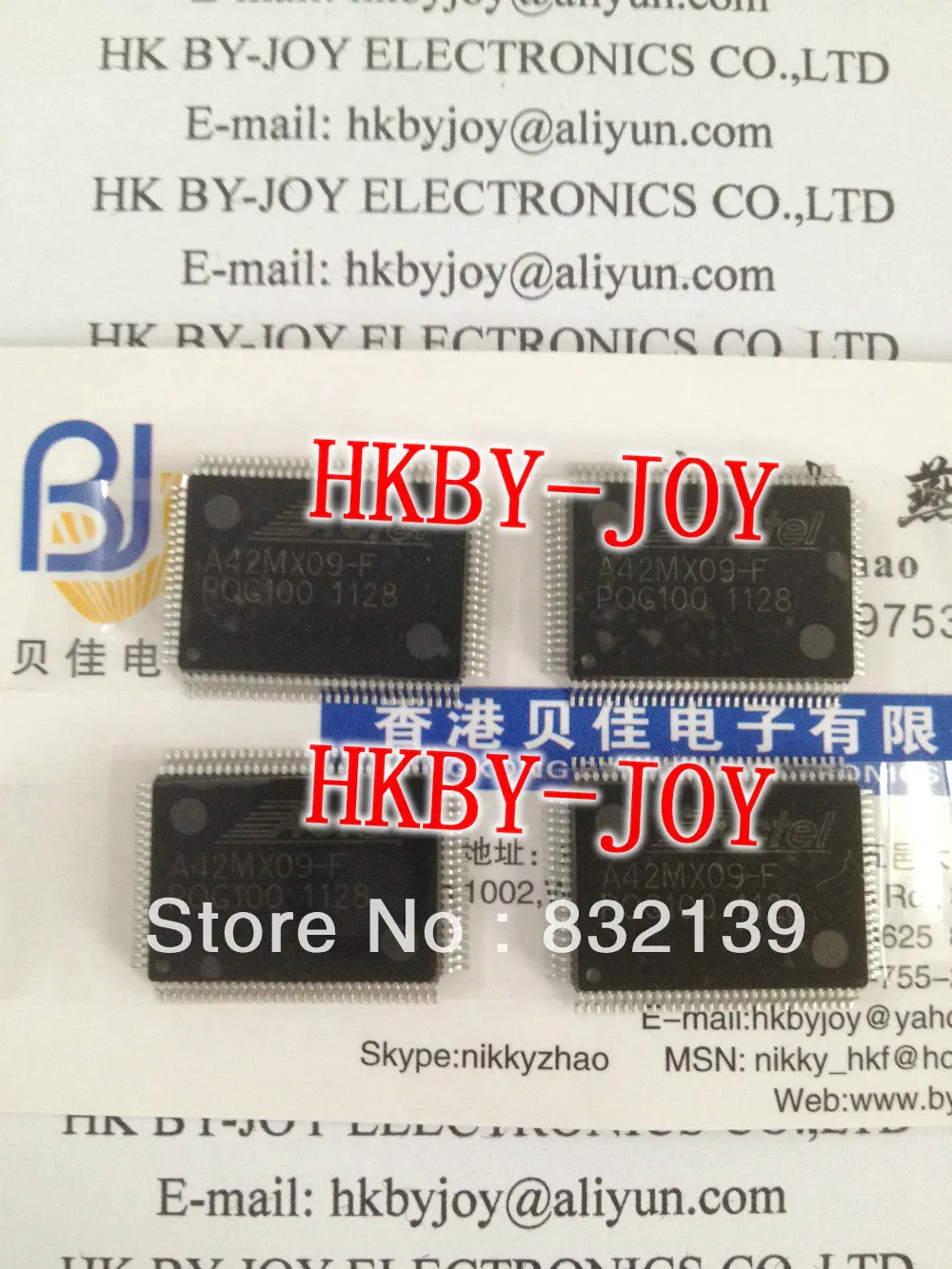 

Free shipping A42MX09-FPQG100 A42MX09-FPQ100 QFP100 ORIGINAL NEW 2pcs/lot