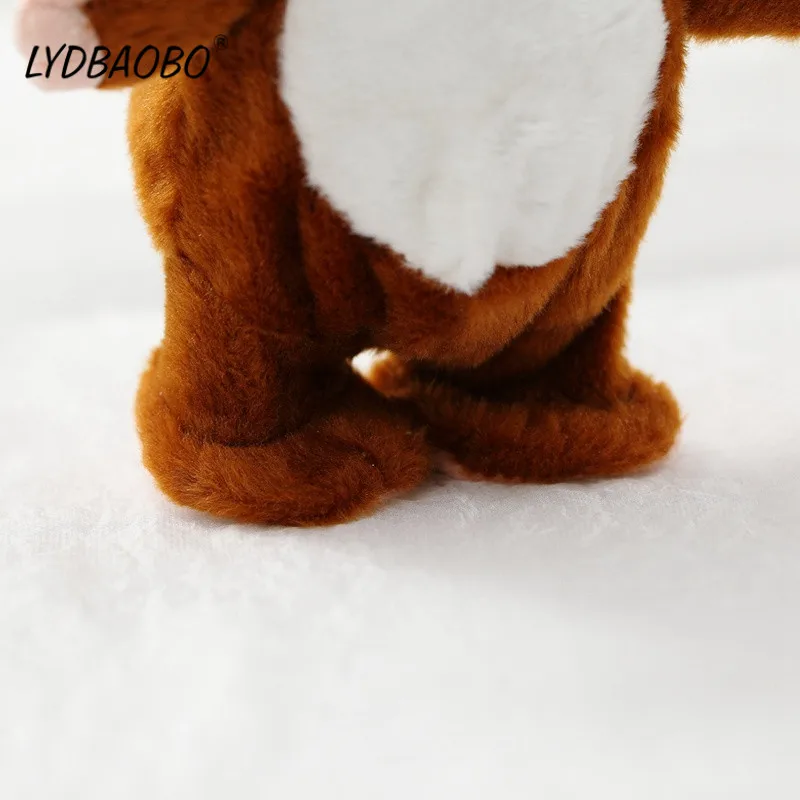 LYDBAOBO 1 шт., 18 см, говорящий хомяк, плюшевая игрушка, ходячая, мягкая, говорящая, записывающая звук, хомяк, Детская развивающая игрушка, Подвижная кукла, подарок для детей