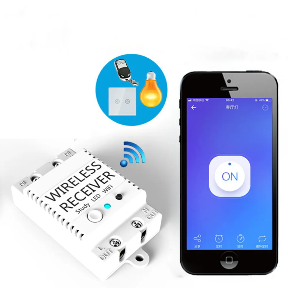Умный дом Zigbee беспроводной модуль переключателя для Echo/Smart Things Hub модуль Apple/Android APP управления R#0404
