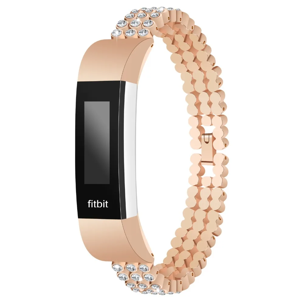 Для браслетов Fitbit Alta ювелирный браслет с регулируемым браслетом стразы