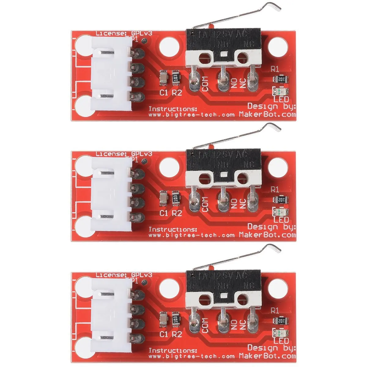 3 x механический торцевой модуль V1.2 для 3D impresoras RAMPS 1 4 RepRap Prusa|Детали и аксессуары