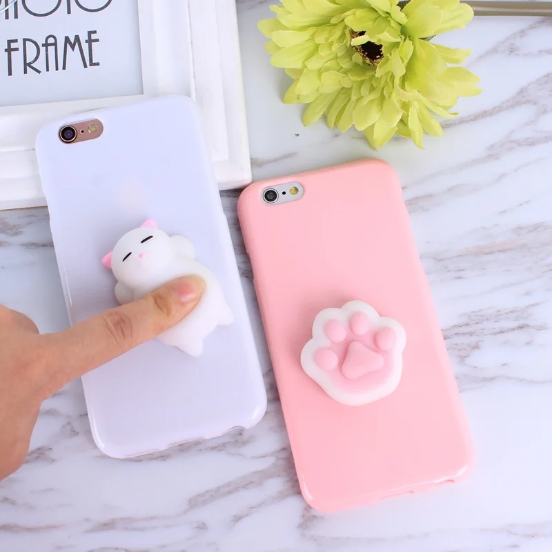 3D милый мягкий медведь печать чехол для телефона Iphone 5 5s se 6 6s 7 7plus plus iphone 8 снятия
