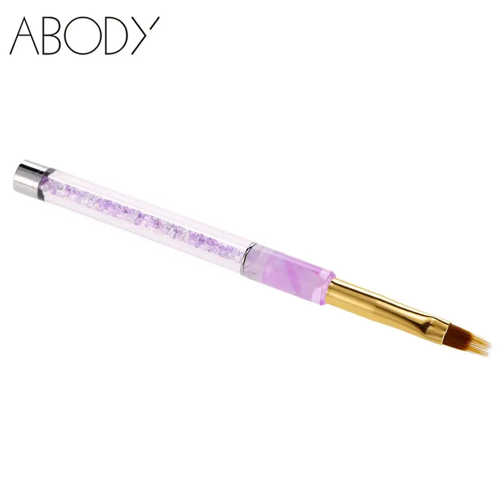 УФ гель для рисования ногтей градиентные цветные кисти нейлоновые волосы 3D