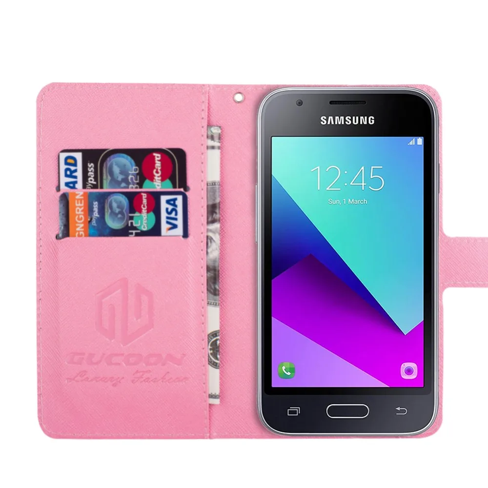 Чехол-бумажник GUCOON с мультяшным рисунком для samsung Galaxy J1 mini prime J106, модный красивый чехол из искусственной кожи для мобильного телефона