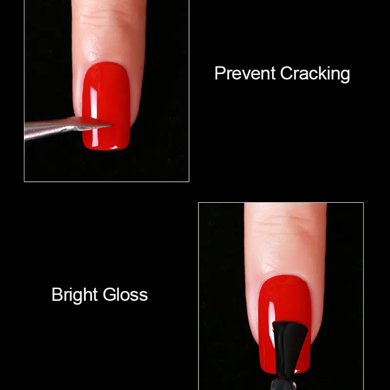 MSHARE Tempered Top Coat No Sticky Layer Nail Gel Polish Wipe Topcoat | Красота и здоровье