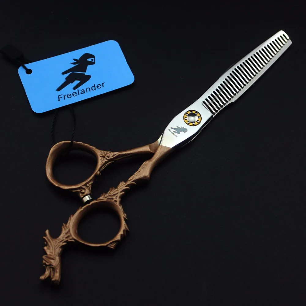 

Freelander 6.0" tuhao golden handle sword tail dragon handle hairdressing scissors for barber or home use
