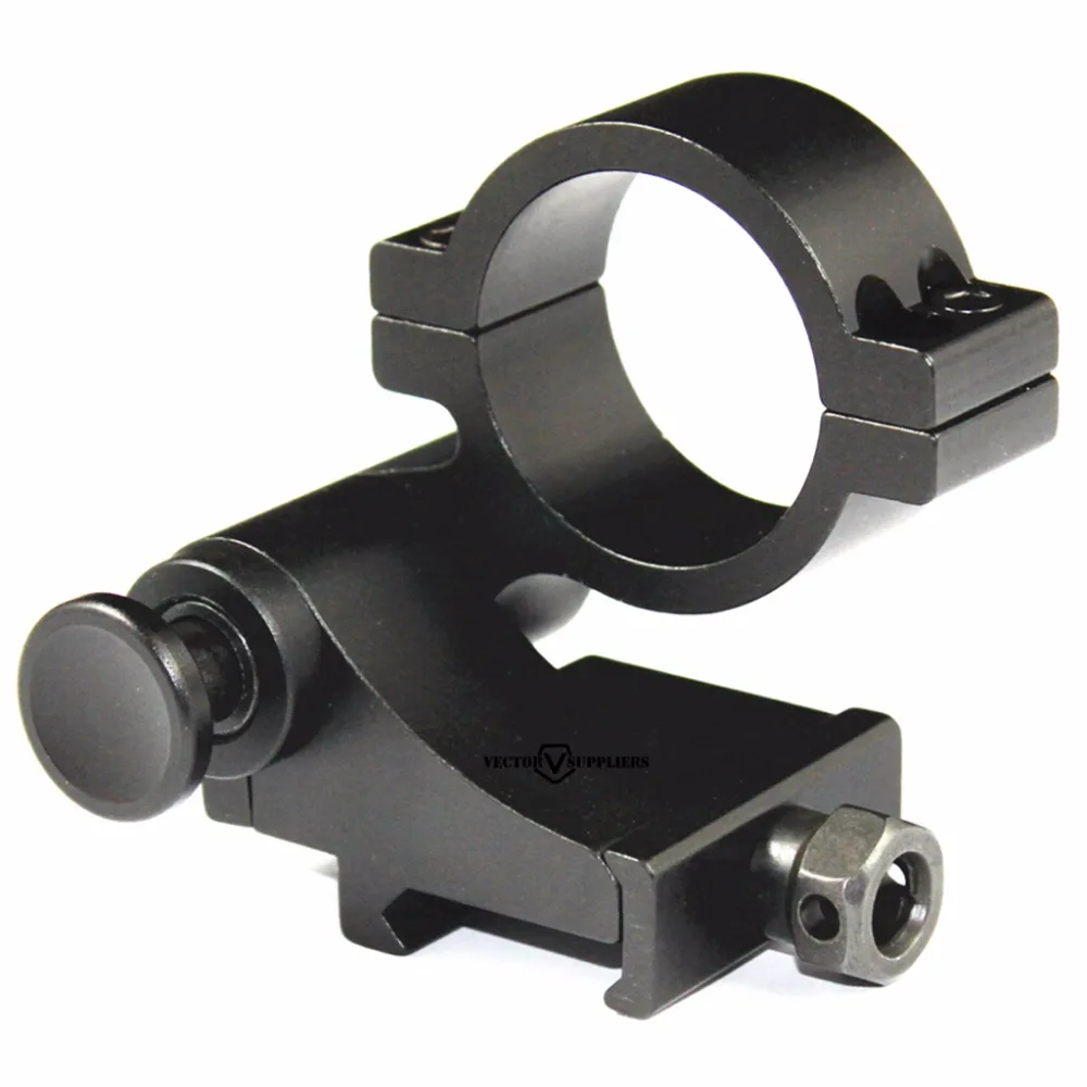 Векторная Оптика Тактический Регулируемый 4x Лупа подходит для Red Dot HOLO Sight с откидной в сторону Picatinny крепление аксессуары для съемки