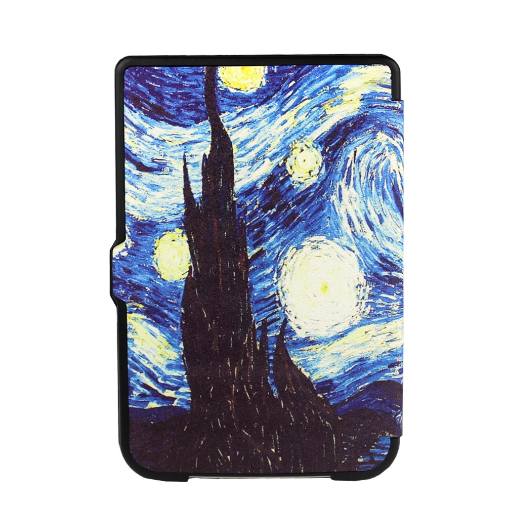 Супер тонкий чехол КРЫШКА ДЛЯ карманной книги 614/615/624/625/626 плюс 6 ''Искусственная кожа электронная читалка флип-чехол+ Защитная пленка для экрана