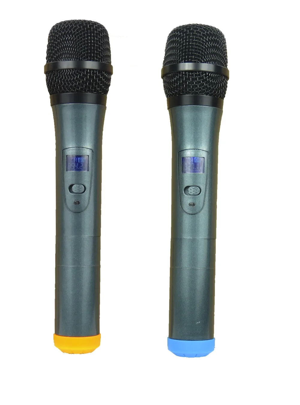 Profession Dual Channel UHF Microphone Easily Synchronize 2CH Wireless Handheld Digital Display Karaoke SMU-0206A | Электроника