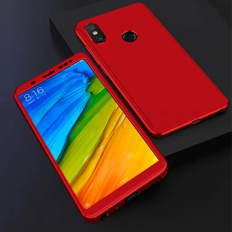Voero 360 Полное покрытие чехол для Xiaomi Redmi 4X5 плюс 6A 6 Pro S2 Note 7 Чехол телефона