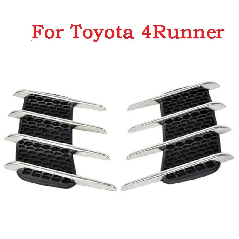 2 ШТ. Автомобиль Акула Жабры Экстерьер Стороне Воздухозаборник Потока Решетка