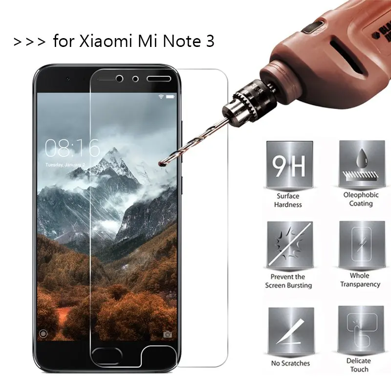 RUIPHONE 2.5D 0 26 мм 9H Премиум Закаленное стекло для Xiaomi Mi Note 3 Note3 5 дюймов защитная