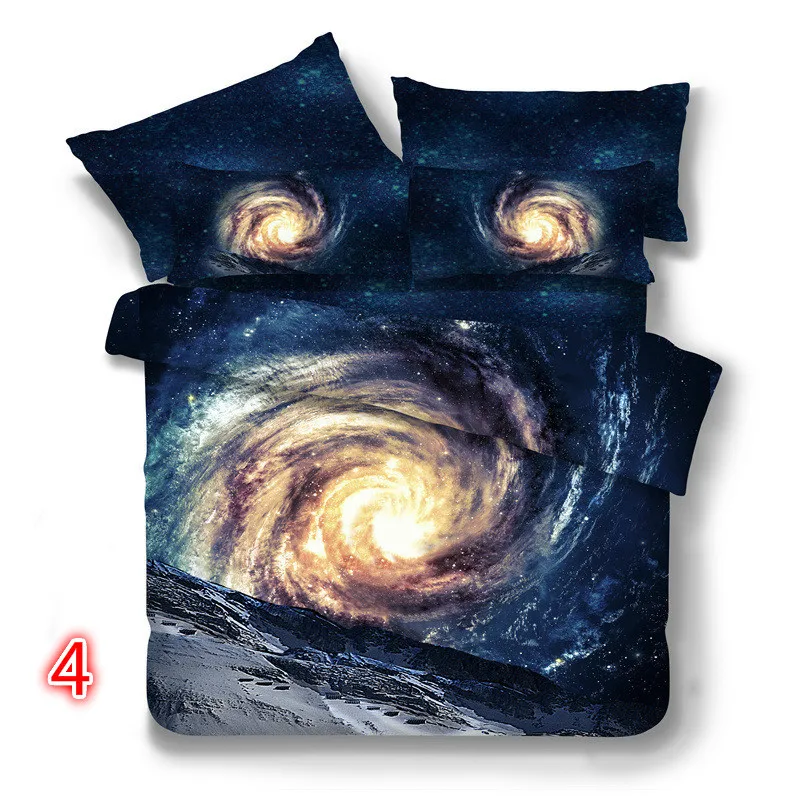 

8 Styles Starry Sky 3D Bedding Sets with Pillowcases Wrinkle Free Duvet Covers Home Textile Twin Queen for Bedroom(2Pcs/3Pcs)