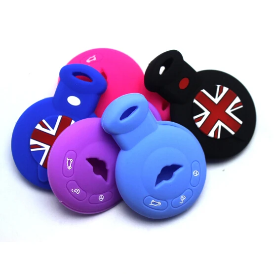 Силиконовые чехлы для ключей Mini One Cooper R50 R52 R53 R55 R56 R57 R58 R60 R61 PACEMAN COUNTRYMAN CLUBMAN купе
