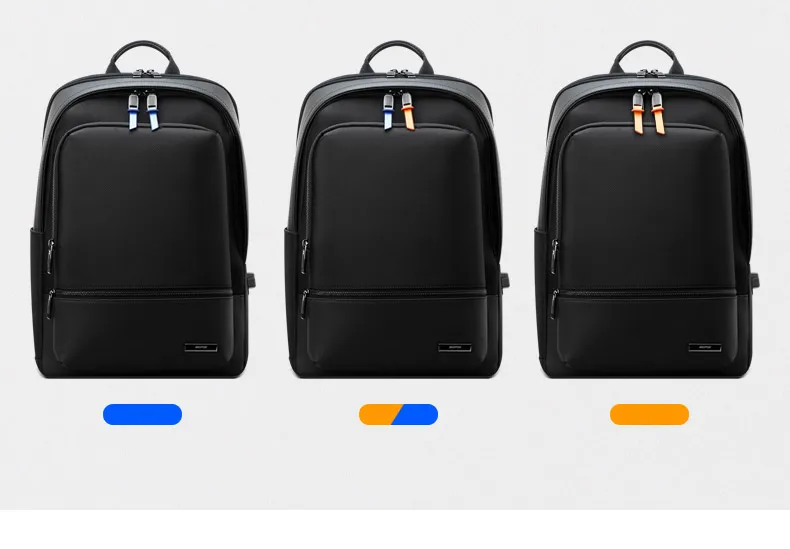 BOPAI Водонепроницаемый черный рюкзак большой емкости Anti Theft Back Pack USB для мужчин