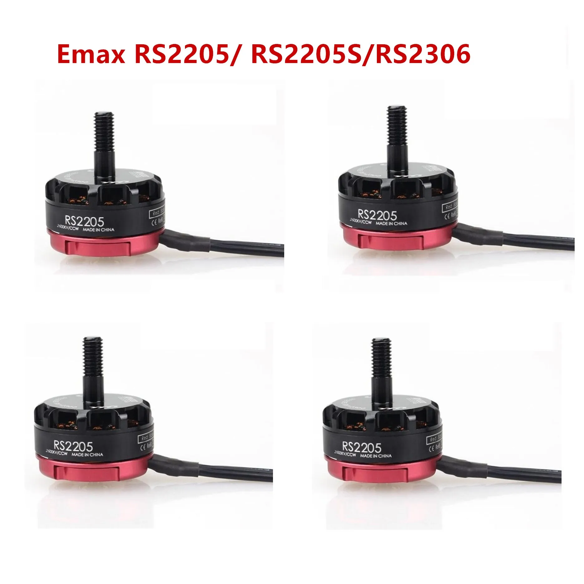 

Emax RS2205 / RS2205S 2300 кв 2400 кв CW/CCW бесщеточный двигатель 2 шт. CW и 2 шт. CCW Motor & RS2306 2475 кв Racing Edition