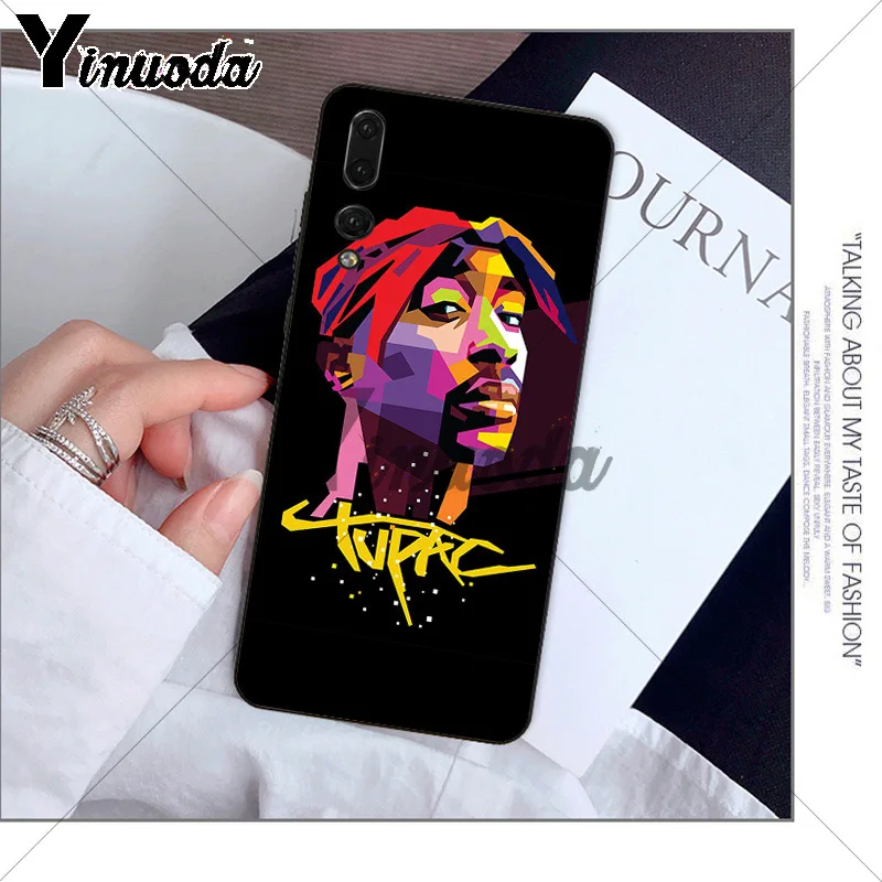 Yinuoda 2Pac Tupac Amaru Shakur чехол для телефона Huawei P10 plus 20 pro P20 lite mate9 10 honor view10 мобильные