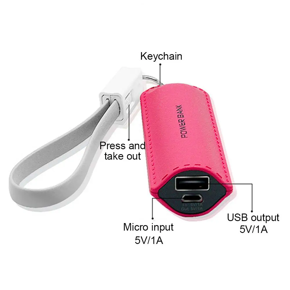 Портативный Внешний USB Мощность банка коробки 2600 мА/ч 18650 Батарея коробка DIY банк