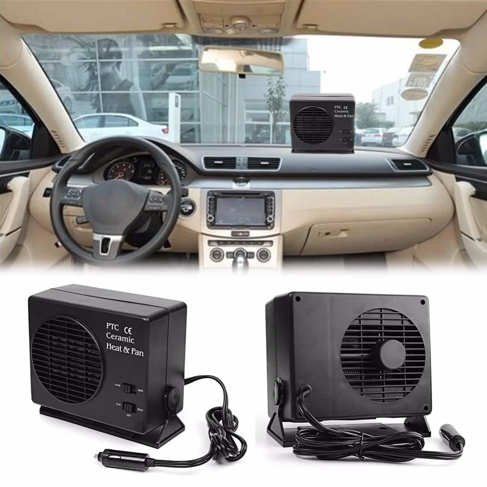 2 в 1 DC12V электрический автомобиль внедорожник портативная керамическая нагревательная охлаждающая Сушилка Теплее вентилятор Demister Defroster 150/300 Вт автомобиль-Стайлинг