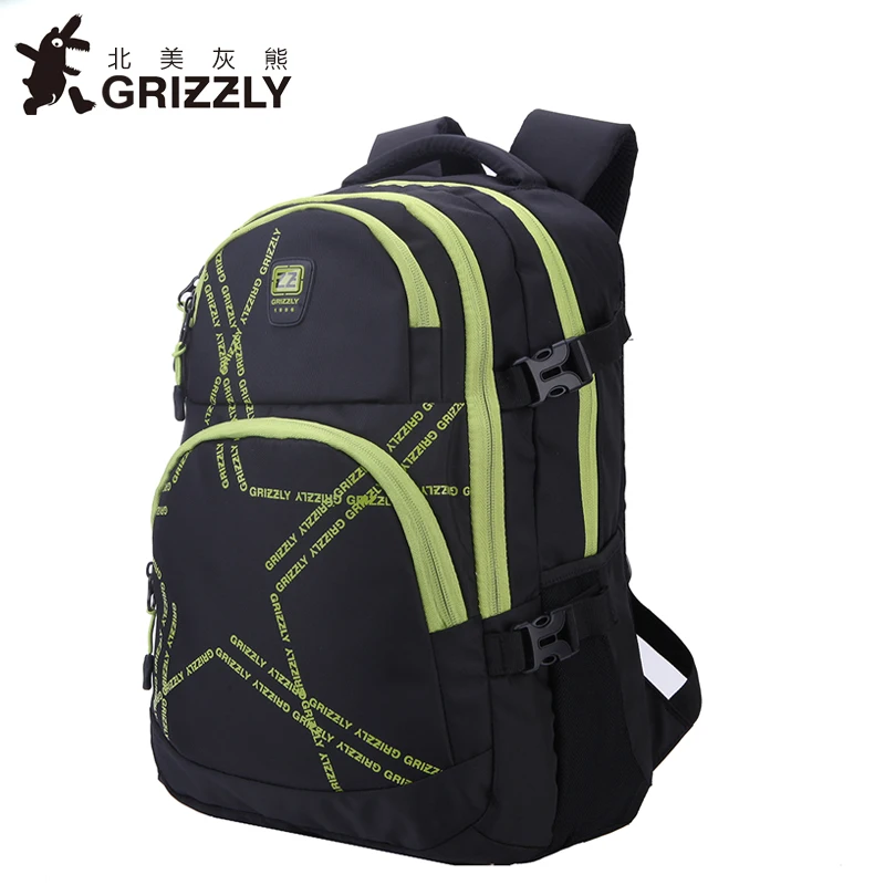 GRIZZLY Модные мужские нейлоновые рюкзаки повседневные водонепроницаемые школьные