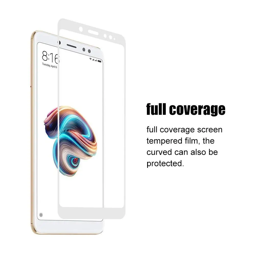 HD экран закаленное защитное стекло Xiaomi Redmi Note 5 Pro 5A защита экрана полное покрытие |