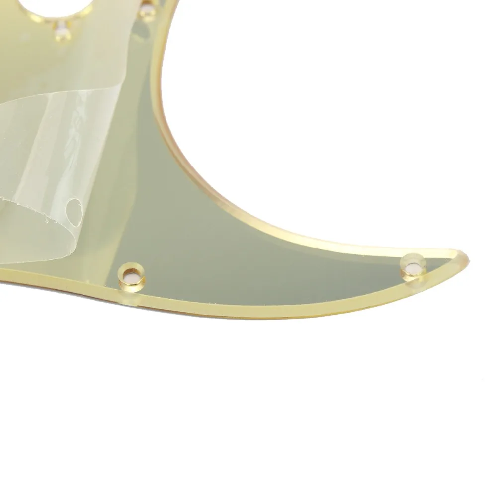 FLEOR 1 шт. зеркальная Гитара Pickguard 11 отверстий Страт гитара sss царапина пластина w/Pickguard винты для FD ST