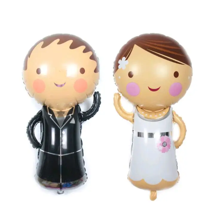 

Mini Birthday Party Decorations kids Foil Balloons Bride and groom Party Supplies Wedding/Halloween/Christmas