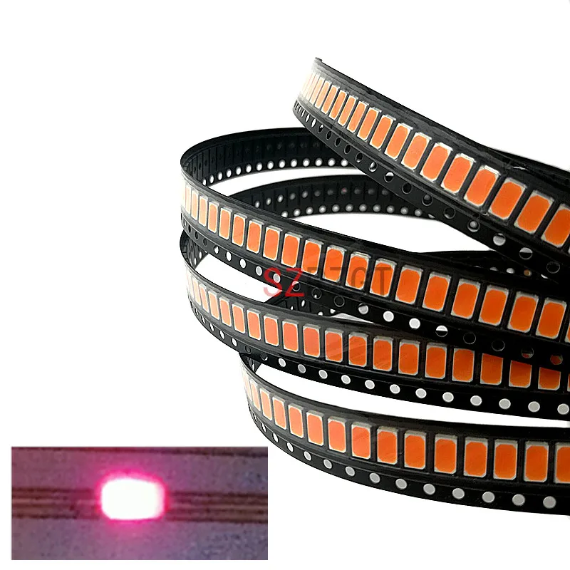 SZRZGT 100 шт SMD 5730 полный спектр светодиодный чип 400nm 840nm 0 5 Вт светодиодные диоды для