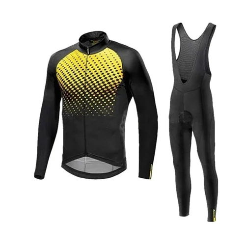 Style-7 MAVIC весна/осень мужская футболка с длинным рукавом для велоспорта, набор дышащей верхней одежды для велоспорта, Ropa Maillot Ciclismo гелевая Подушка 19d - Цвет: Style-7