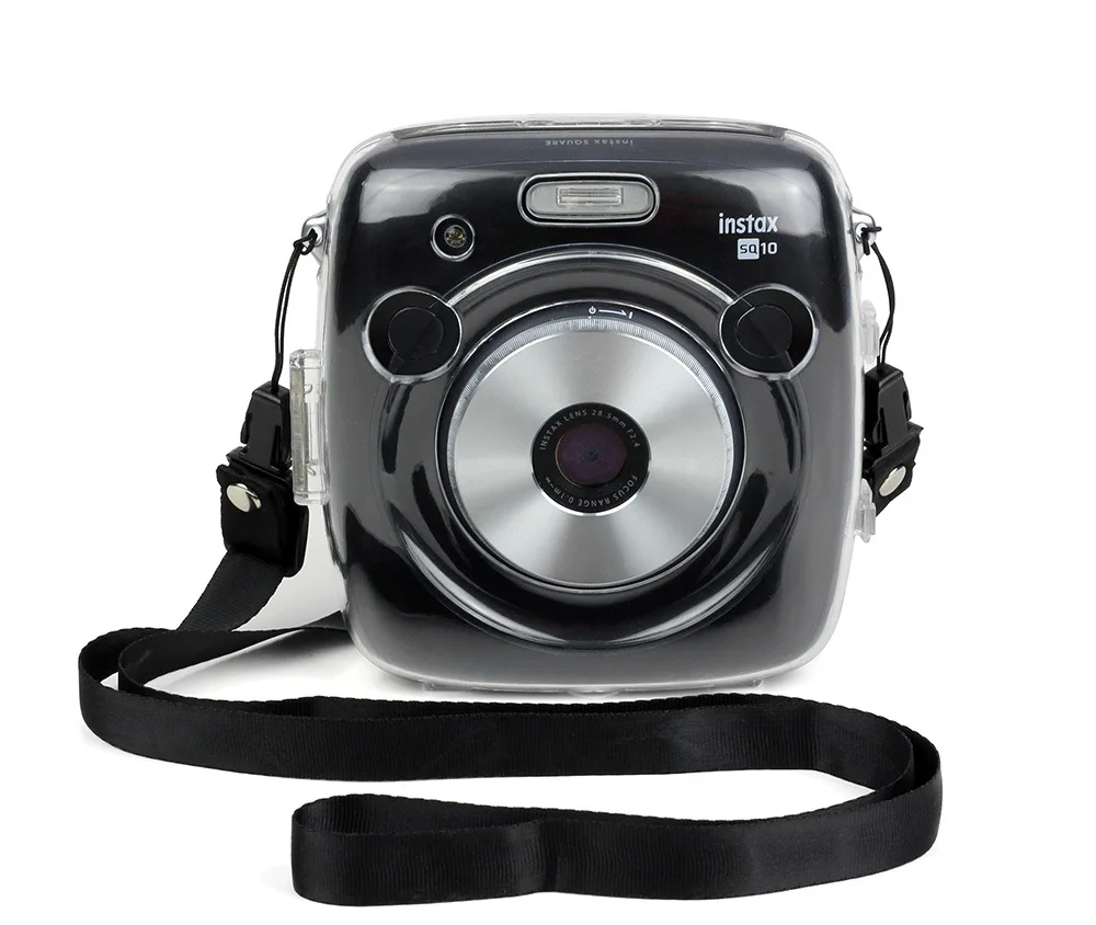 Fujifilm Instax Square SQ10 Кристальный чехол для камеры ПВХ прозрачный ремешок защитная
