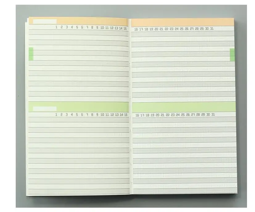 Красочная внутренняя книга для Hobonichi Journal Cover A5 Еженедельный план+ ежедневный план 256P DIY ежедневник принадлежности