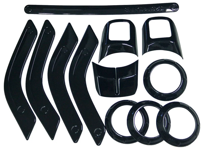 Для Jeep JK аксессуары внутренняя отделка акцент руль/дверная ручка крышка