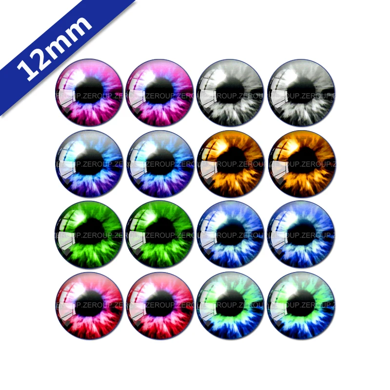 16 шт. круглые стеклянные кабошоны с разными узорами|earring setting|glass cabochonpattern glass cabochon |