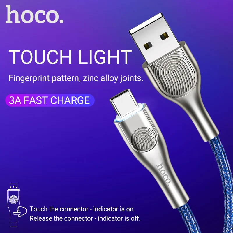 hoco usb type c кабель для зарядки тип с зарядный провод samsung huawei xiaomi шнур юсб си тайп