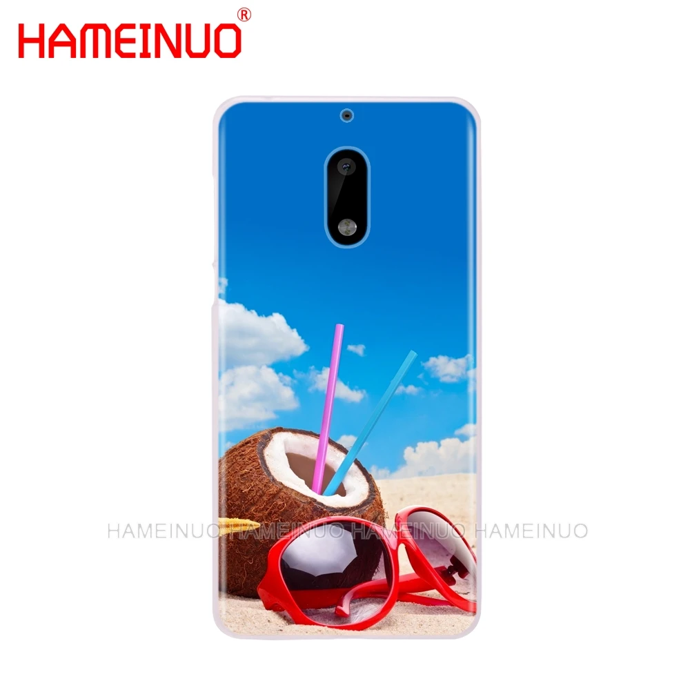 HAMEINUO кокосовый пляж фруктовый сок Летний чехол для телефона Nokia 9 8 7 6 5 3 Lumia 630 640 640XL