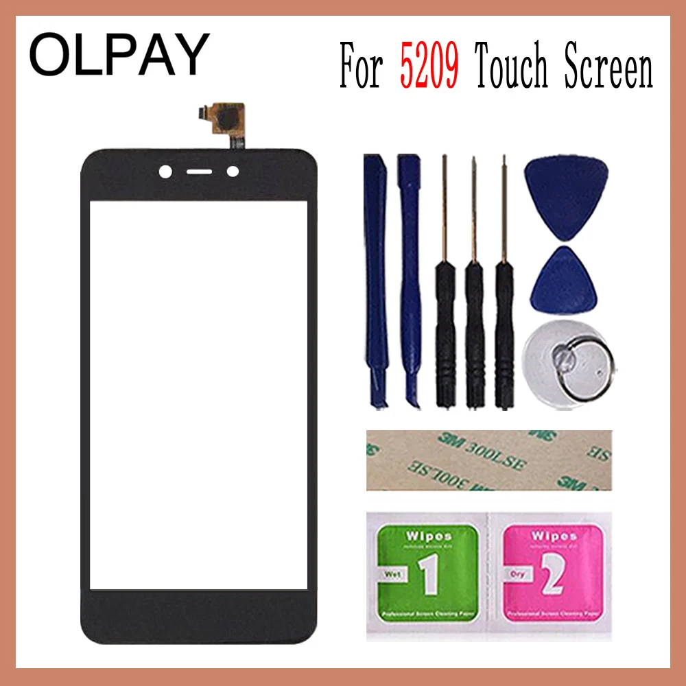 OLPAY 5," для BQS BQ-5209L Strike LTE 5209 сенсорный экран стекло дигитайзер панель объектив сенсор инструменты Бесплатный клей и салфетки