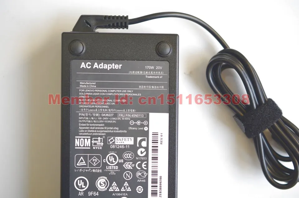 JIGU Замена для Lenovo 20V 8 5 AFANKOU Легион Y720 Thinkpad P50 P70 T440p T540 T540p W540 W541 | Компьютеры и офис