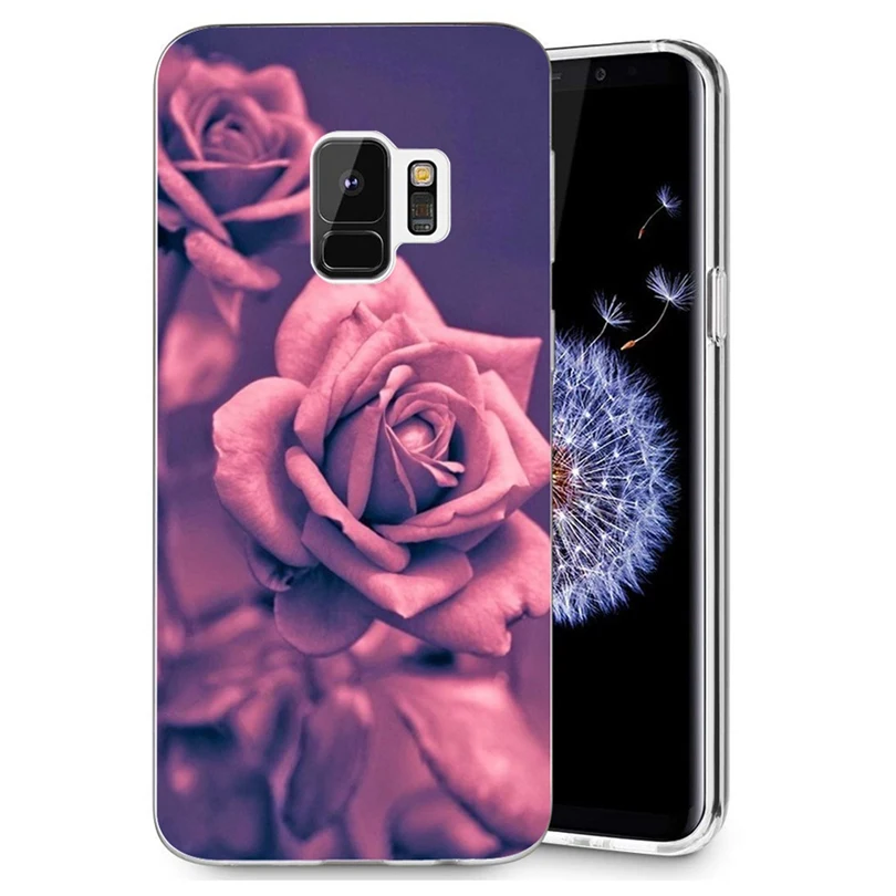 TPU чехол для Samsung Galaxy S7 edge S9 Plus A3 A5 2016 2017 prime J1 J2 J3 J5 J7 цветной мягкий задней панели