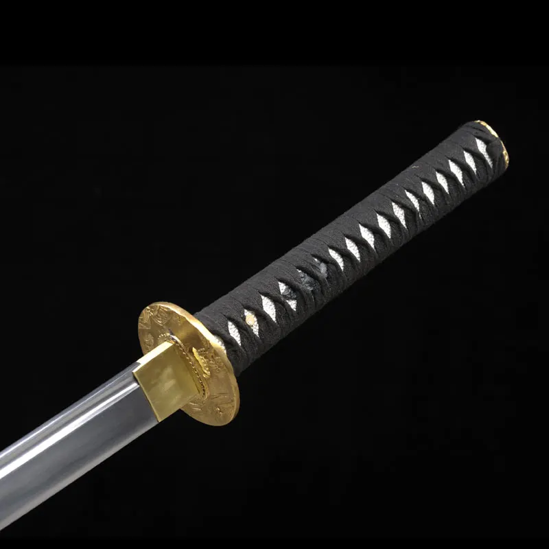 Украшение катана ручной работы самурайский меч медь Цуба Черная оболочка 1069