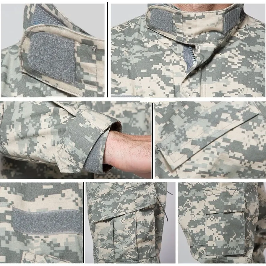 Out door Army military tactical camo pants uniform suit waterproof camouflage bdu combat jacket &amp warm Windproof clothing |