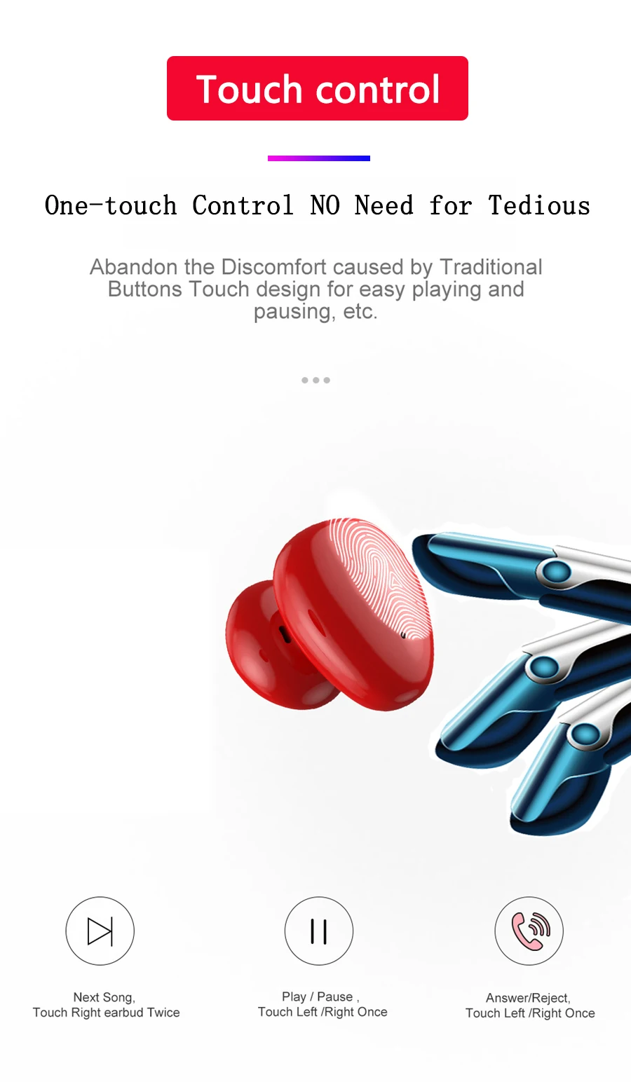 Новая беспроводная гарнитура TWS Bluetooth 5.0-вкладыши стерео HIFI качество звука IPX7 водонепроницаемый шумоподавление спортивные наушники для Apple Airpods HUAWEI xiaomi