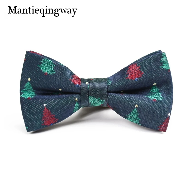 Mantieqingway/детские рождественские галстуки бабочки для маленьких мальчиков рубашки