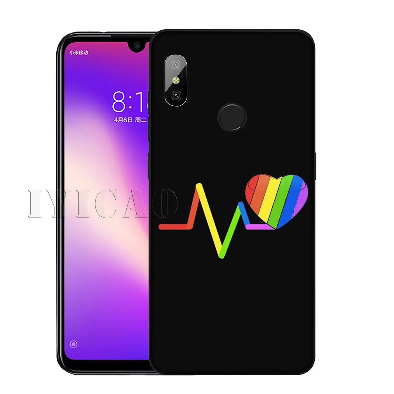 IYICAO Мягкий силиконовый чехол для Xiaomi Redmi K30 K20 8A 7A 6A 5A S2 GO Note 8 8T 7 5 6 Pro |